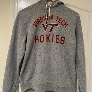 NIKE Virginia Tech Hokies Hoody Sweatshirt Sz Large L 2014 Vintage 70/30